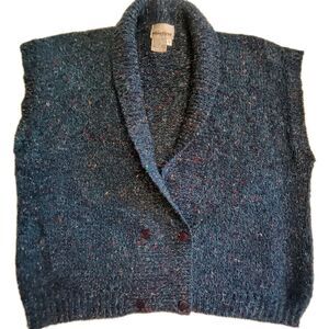 Vintage Women’s Objectives Acrylic/Wool Multicolor Sweater Vest Size XL (18)